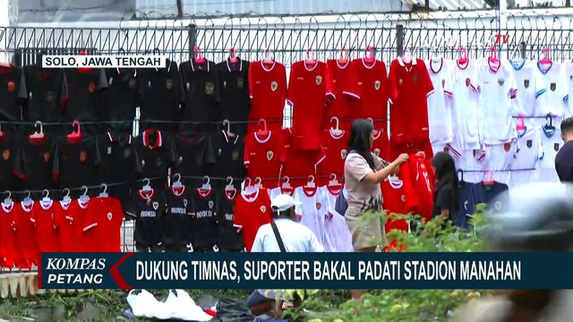 Situasi Pengamanan Jelang Laga Skuad Garuda Vs Laos di Stadion Manahan Solo