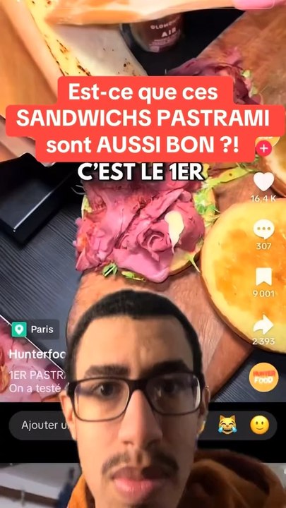 Degustation sandwich pastrami