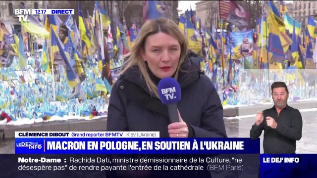 Soutien à l'Ukraine: Emmanuel Macron en Pologne pour évoquer le déploiement d'une force internationale après un cessez-le-feu