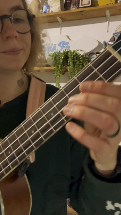 Tuto ukulélé petit papa Noël avec tablature