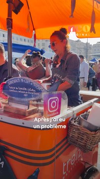 « Moi, je ne suis pas cheffe étoilée, mais par contre j’ai des étoiles dans les yeux. » Avec son vélo triporteur et ses saveurs, Valérie alias Treiz'envie illumine le Vieux-Port. Pour neo, elle raconte ce qui l’a menée à cuisiner ici. 🐟