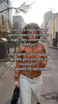 rdv samedi 14 décembre! 42 rue notre dame de nazareth 75003 Paris