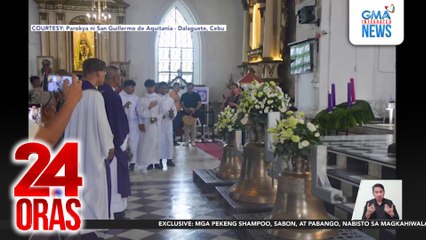 Mga kampana ng Dalaguete Church sa Cebu na nasira dahil sa mga nagdaang kalamidad, pinalitan na | 24 Oras