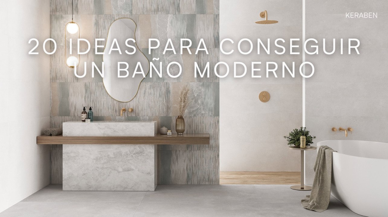 20 ideas para conseguir un baño moderno