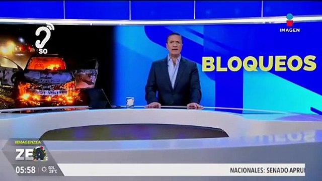 Reportan tres bloqueos carreteros en Jalisco con autos incendiados