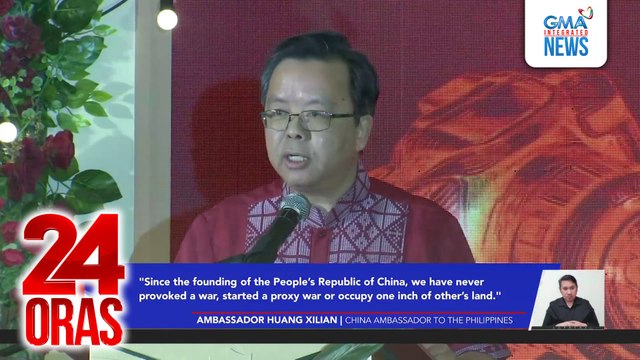 China, nanindigang 'di sila mananakop at nagtitimpi; iginiit na walang karapatan ang ibang bansa na paratangan silang banta sa seguridad | 24 Oras