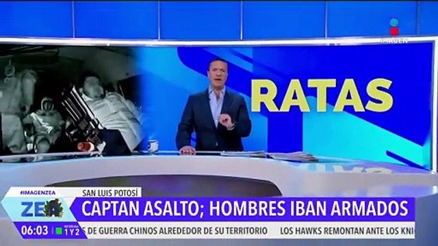 Captan asalto a cuatro hombres en San Luis Potosí
