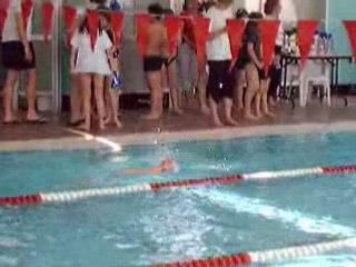 Coupe départementale Poussins 50m dos Perrine