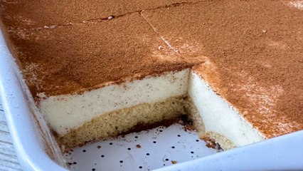 Tarta comadre con bizcochos de soletilla ¡sin horno!
