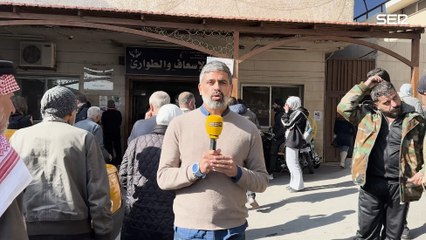 El enviado especial de la Cadena SER, Nico Castellano, en el Hospital Ibin Al Nafis