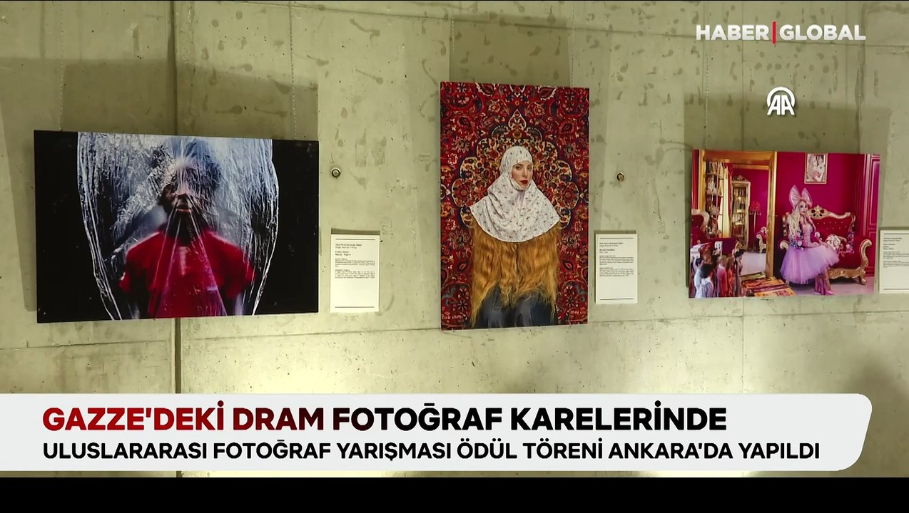 Gazze'deki dram fotoğraf karelerinde: Uluslararası Fotoğraf Yarışması Ödül Töreni Ankara'da yapıldı