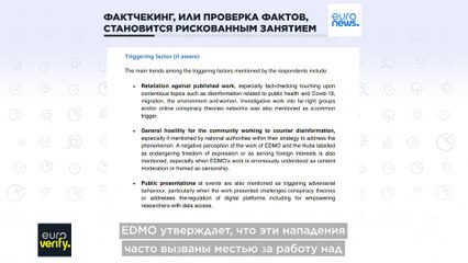 EDMO: фактчекинг становится всё более рискованным занятием