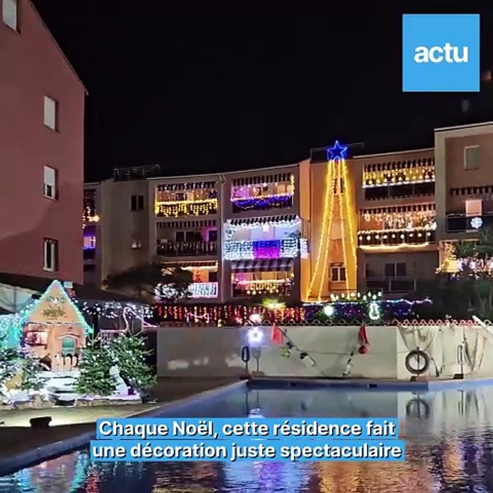 Cette résidence de la Côte d'Azur se transforme pendant les fêtes de Noël