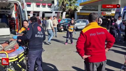 Bodrum'da makas atarak ilerleyen otomobil yayaya çarptı