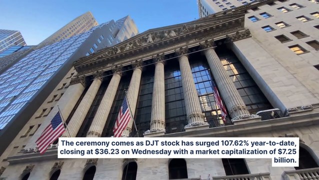 DJT Stock In Focus As Trump Set To Ring NYSE Bell Today: Here's Why President-Elect Once Threatened To Shift Trump Media From Nasdaq