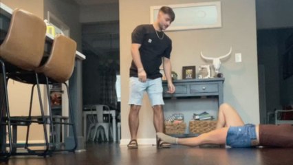 'Dancing with the Stars Leg Lift Challenge' goes wrong as girl loses her composure