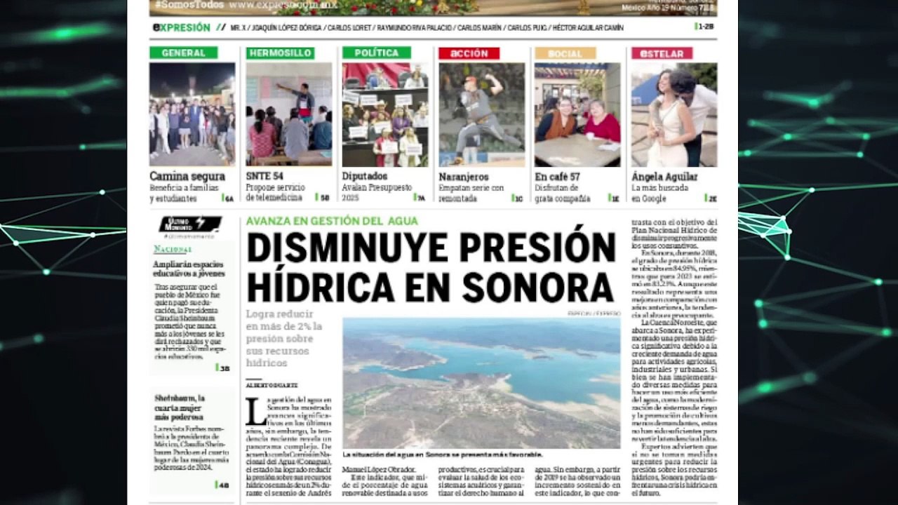 Noticiero Expreso 24/7 Matutino | 12 DIC