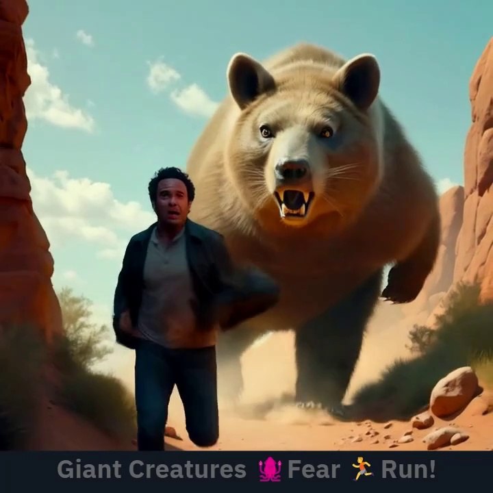 Giant Creatures 🦑🏃Run! 🦀Giant creatures Sea