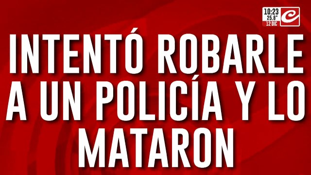Policía mató de varios disparos a delincuente que intentó robarle la bicicleta