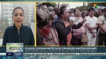 Ecuatorianos protestan contra la construcción de una mega cárcel