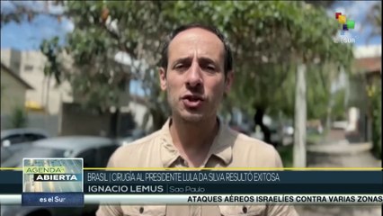 Cirugía del presidente Lula Da Silva resultó exitosa