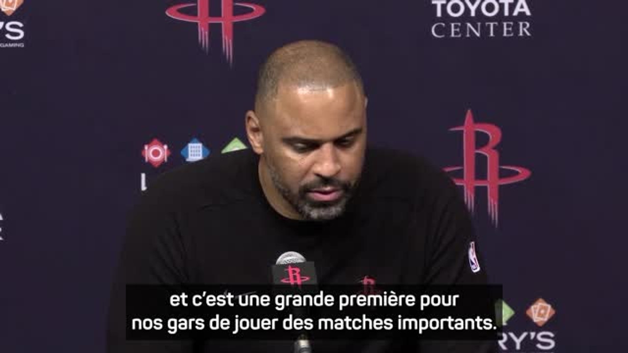 Rockets -  Udoka : "C'ets une grande premièr pour mes joueurs"