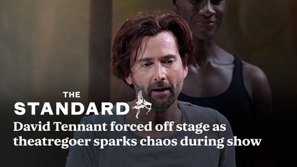David Tennant forced off stage as theatregoer sparks chaos during West End Macbeth performance