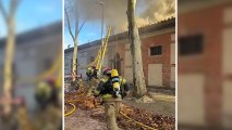 Incendio en el Restaurante La Maruquesa de Valladolid