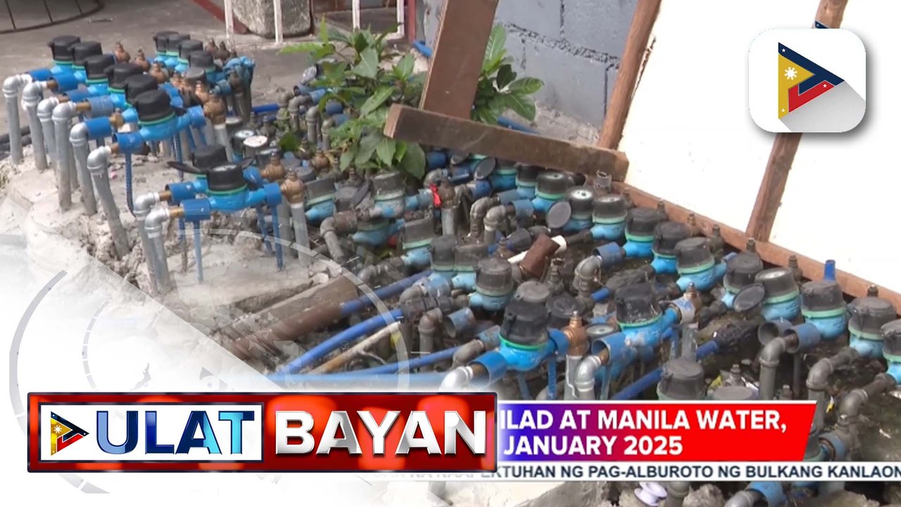 Mas mataas na singil sa tubig ng Maynilad at Manila Water, epektibo na sa Enero 2025