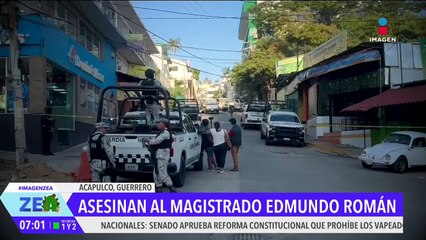 Asesinan a balazos al magistrado Edmundo Román Pinzón en Acapulco
