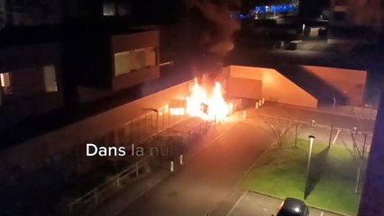 Incendie à Hérouville-Saint-Clair près de Caen