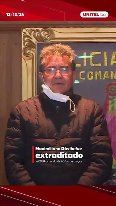 Maximiliano Dávila fue extraditado y está rumbo a los EEUU. ¿De qué se lo acusa al exjefe antidroga de Evo Morales en el país norteamericano?