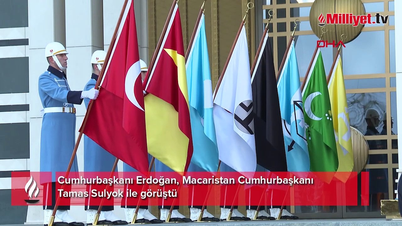 Cumhurbaşkanı Erdoğan, Macaristan Cumhurbaşkanı Tamas Sulyok ile görüştü