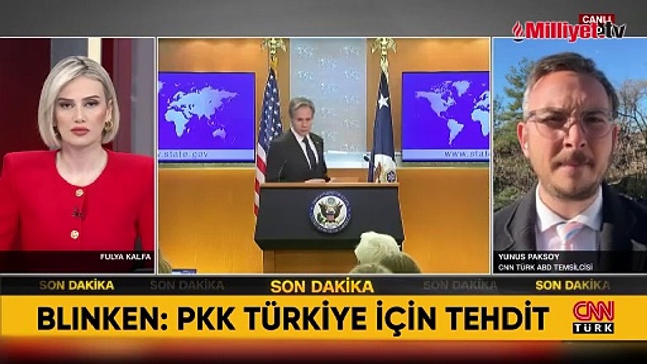 ABD Dışişleri Bakanı Blinken'dan terör örgütü PKK açıklaması: Türkiye için bir tehdit