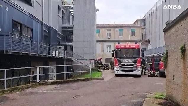 Vicenza, Incendio nella lavanderia dell'ospedale: sospesi gli interventi