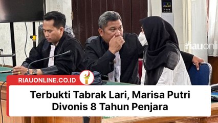 Terbukti Tabrak Lari, Marisa Putri Divonis 8 Tahun Penjara