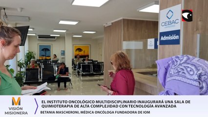 El Instituto Oncológico Multidisciplinario inaugurará una sala de quimioterapia de alta complejidad con tecnología avanzada