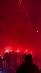 Galatasaray taraftarı, Malmö'yü yangın yerine çevirdi!