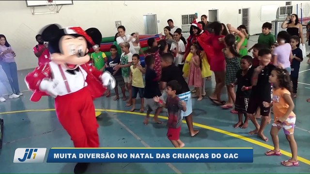 Muita diversão no Natal das crianças do GAC