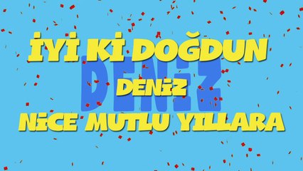 İyi ki doğdun DENİZ - İsme Özel Ankara Havası Doğum Günü Şarkısı (FULL VERSİYON) (REKLAMSIZ)