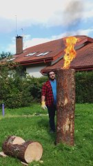 Gorgeous DIY Masterpiece Crafted from Burned Wood ✨