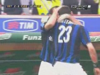 Inter - Cagliari, 2 : 0, Materazzi