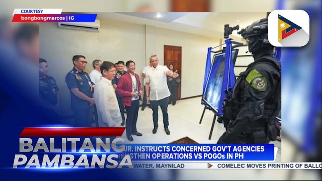 PBBM instructs concerned gov’t agencies to strengthen operations vs. POGOs in PH