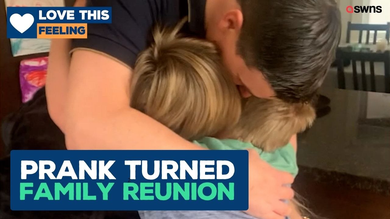 Prank turns into a heartwarming family reunion 🥺