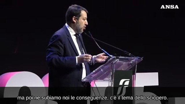 Salvini: Rivedere le norme sullo sciopero insieme ai sindacati