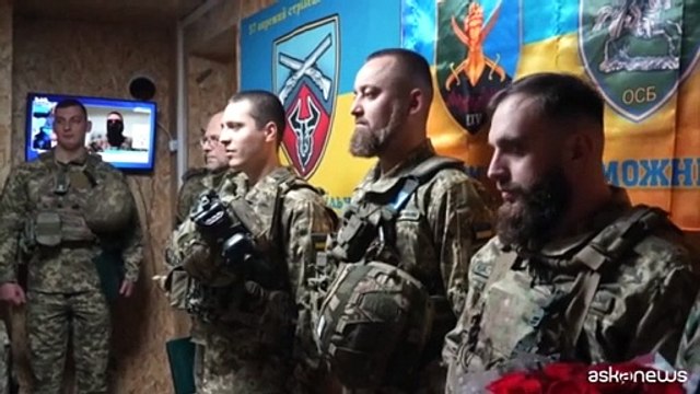 Ucraina, Zelensky visita i soldati nella regione di Zaporizhia