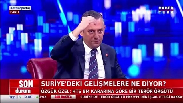 Özgür Özel: Erdoğan’a sormak lazım şimdi. ‘PYD terör örgütü mü değil mi’ diye