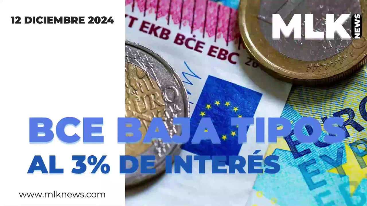 El BCE despide el año con los tipos de interés en el 3% tras un cuarto recorte de 25 puntos básicos