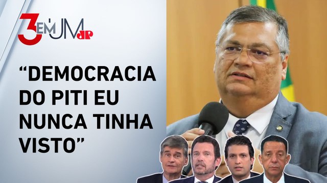 Flávio Dino rebate críticas sobre decisões do Judiciário; Trindade, Segré, Piperno e Ghani analisam