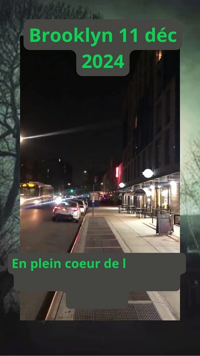 OVNI triangulaire à Brooklyn 11 décembre 2024 #ovni #ufo #alien #paranormal  #mystery